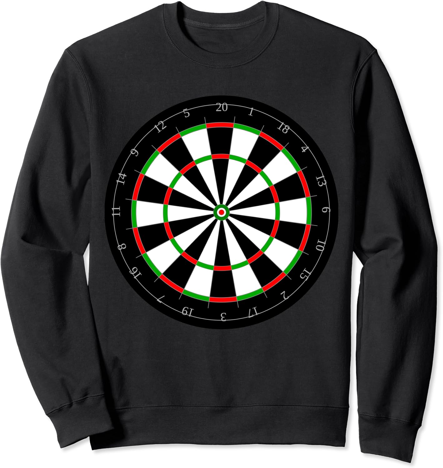 Funny Halloween Costume for Darts Players Dart Board Sweatshirt